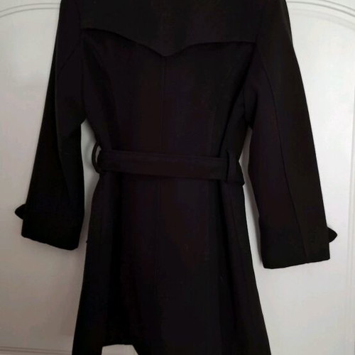 Women's black coat like new, size M-L