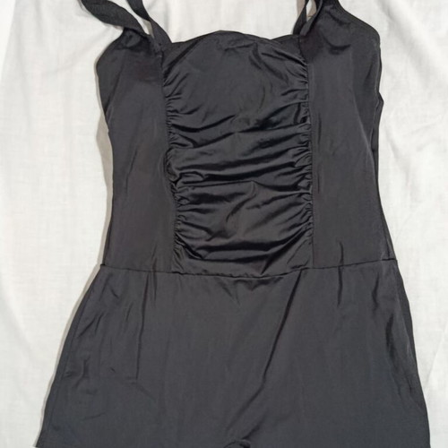 Bonprix vintage style one-piece swimsuit size 46 black