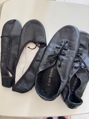 Dancing shoes new, jazz 37 Go Dance and RV leather 38