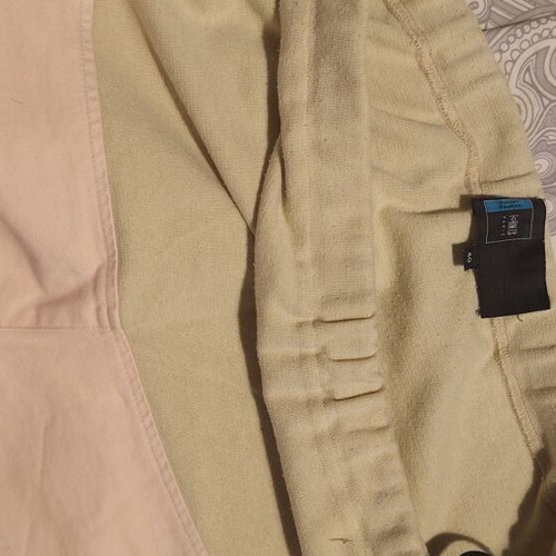 Former Paris maternity shorts, beige and pink