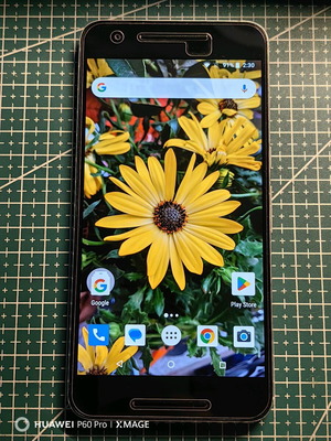 Huawei Nexus 6P 64GB smartphone like new, silver, Android