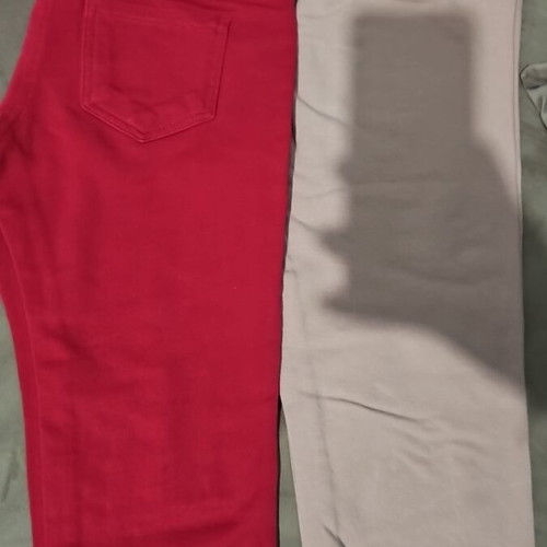 Girls' pants 7-8 years Benetton like new, fuchsia and pink