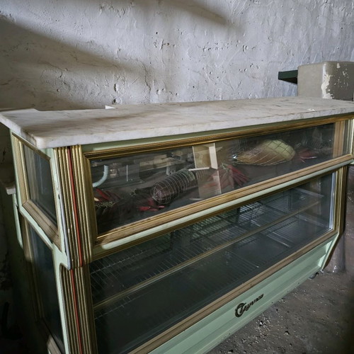 Retro display refrigerator used, old style
