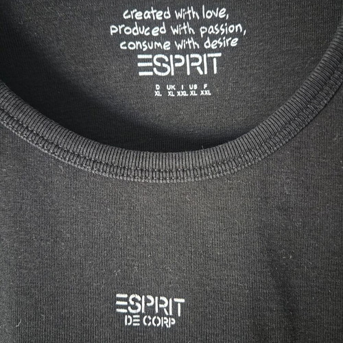 Esprit T-shirt XL black like new