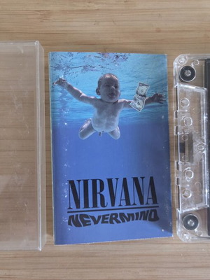 Nirvana Nevermind cassette tape used, 1st edition 1991 rock