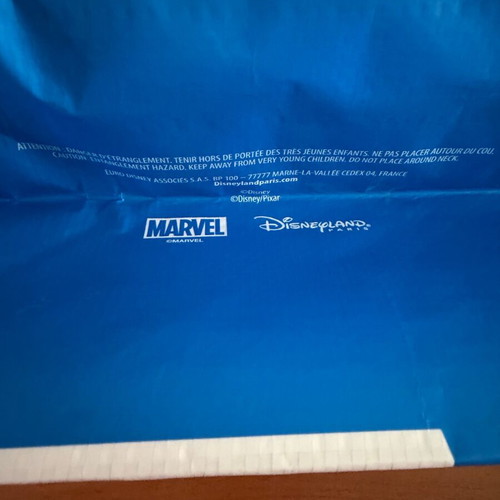 Disneyland Paris tote bag like new with Disney & Marvel characters