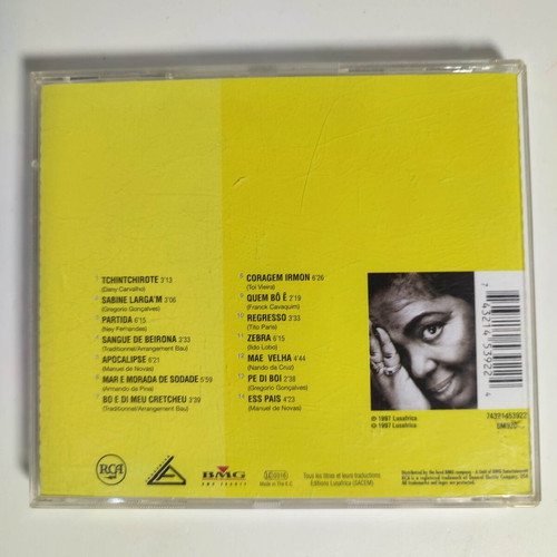 Cesaria Evora Cabo Verde CD like new, jazz