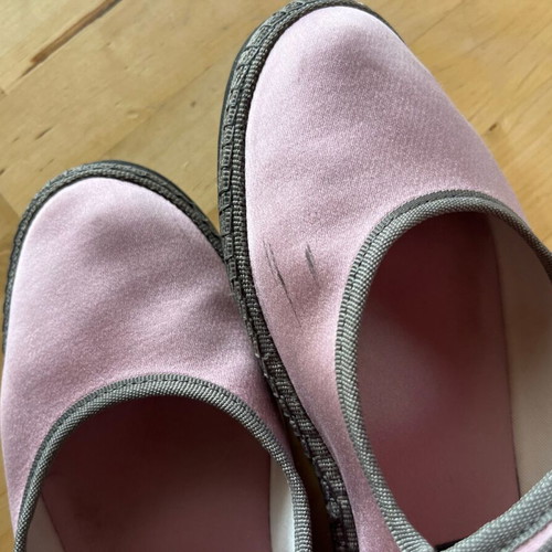 Piedaterre satin pink ballerinas used, size 36