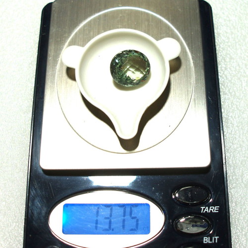 Green Amethyst mineral 13.75 ct new