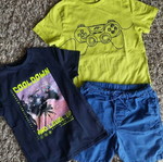 Next t-shirts and shorts like new, size 134/140