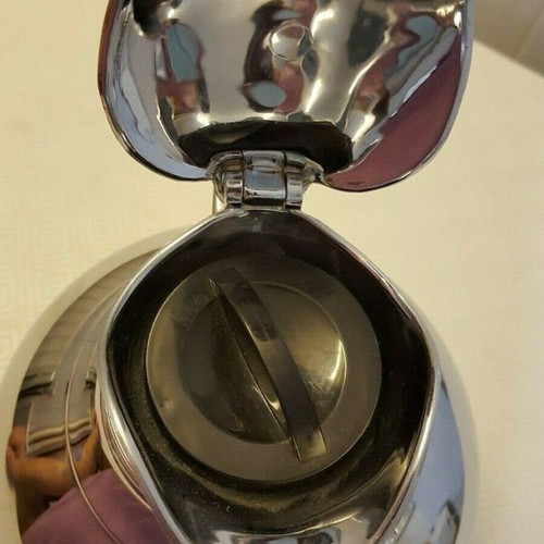 Thermos jug used from the 80s, chrome plated