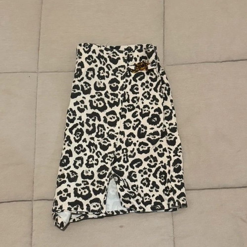 Sinsay Animal Print Shorts like new, black and multicolor, size L