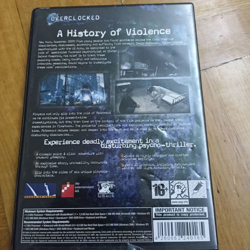 Overclocked A History of Violence PC game