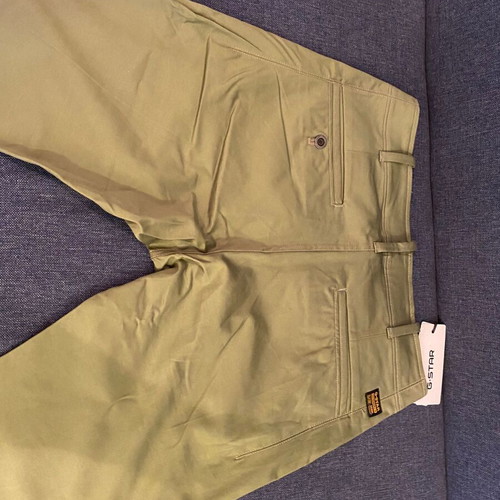 G-Star Raw Chino Straight Pants No 31 length 32 new green