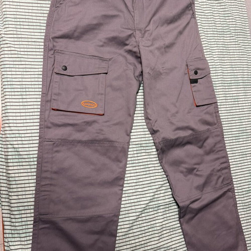 Ilmondo work pants with pockets, grey, size M