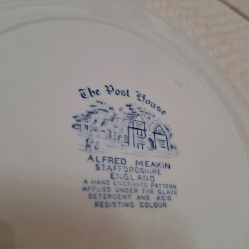Alfred Meakin vintage porcelain plate like new, The Post House 22 cm