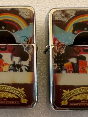 Tristar lighters used, set of 2, golden virginia