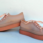 Melissa BE II Cloudy Pink Platform Sneakers used, size 40