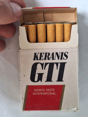 Keranis cigarette pack full used