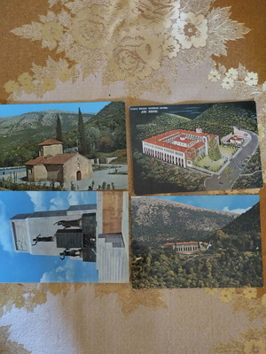 Postcards set of 4 Kalavryta Agia Lavra like new
