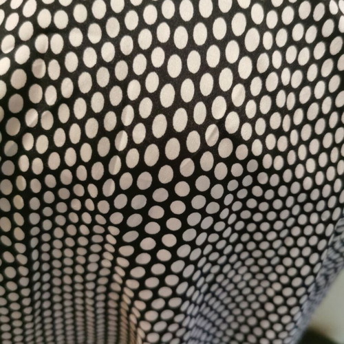 Mini polka dot dress Stradivarius like new, medium, black