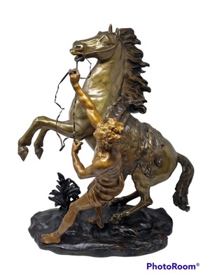 Guillaume Coustou Marly Horses bronze sculpture used