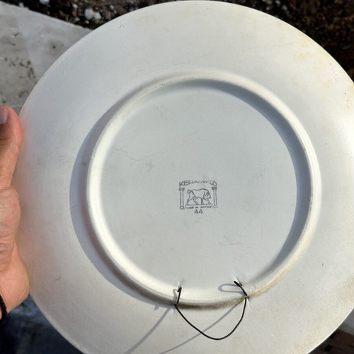 Ceramic Collectible Plate Peugeot Vis-à-Vis 1892 used, 29 cm