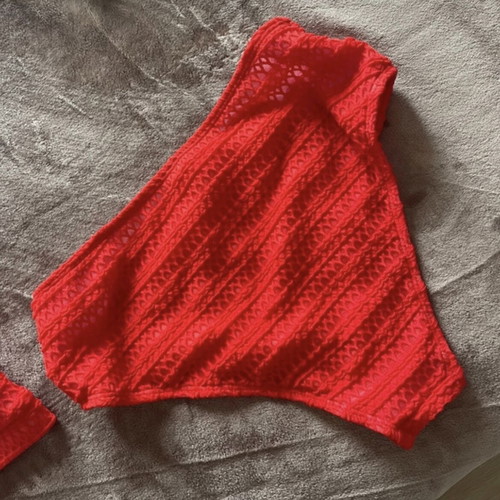 Red swimsuit like new, size M