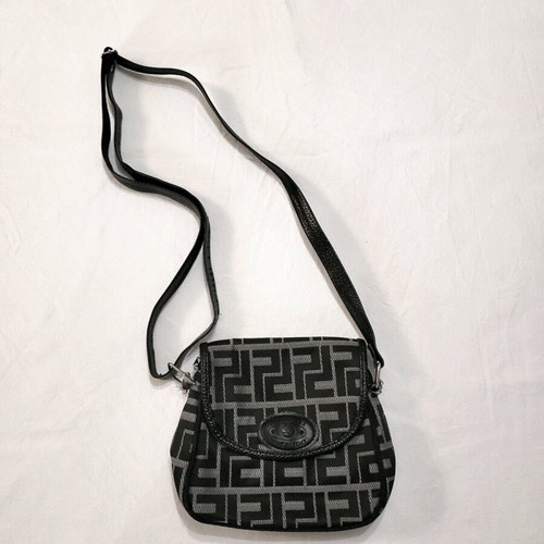 Crossbody bag like new, black and gray