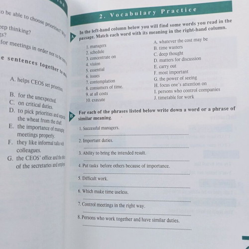 Business Life book like new for learning English business terminology