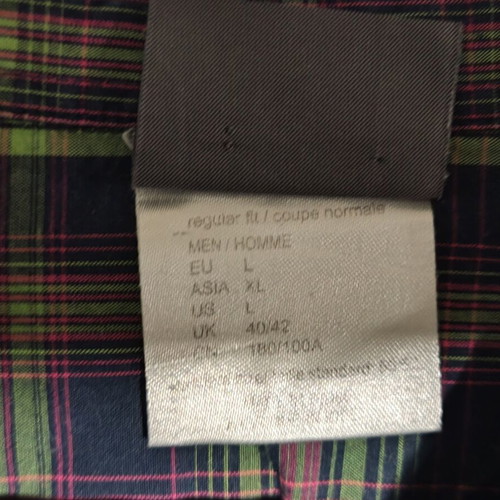 Jack Wolfskin men's short-sleeve plaid shirt, multicolor, size L