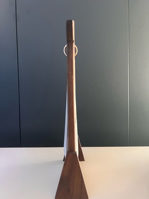 Ξύλινο Επιτραπέζιο Ημερολόγιο Καλλιτεχνικής Αισθητικής | Από Καρυδιά | Ανατολίτικο Design