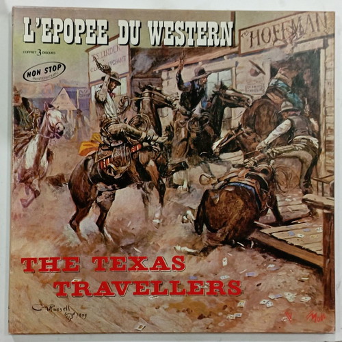 L'Epopee du Western The Texas Travellers 3LP vinyl set used