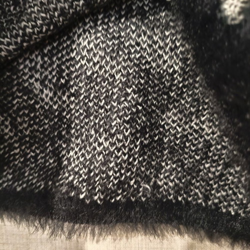 Women's Leopard Print Fluffy Knit Sweater size S/M like new
