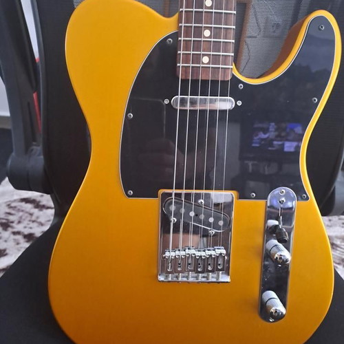 Fender Telecaster MIM 2013 Blaze Gold electric guitar used with gigbag