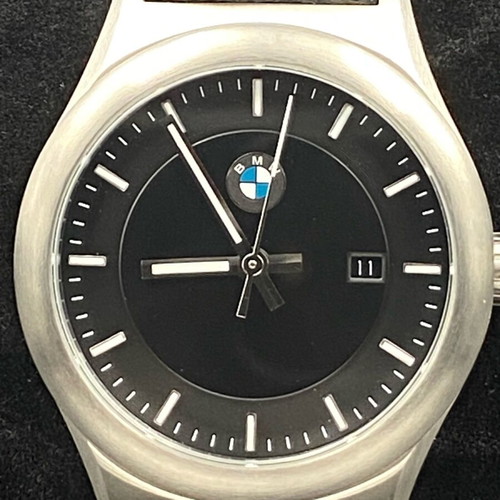 BMW Black Silver Watch - 32mm Ladies by Tourneau Swiss