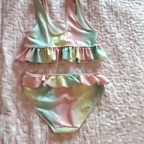 H&M girls' swimsuit like new, size 6-8 years, colorful
