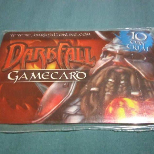 Darkfall gamecard internet card closed new