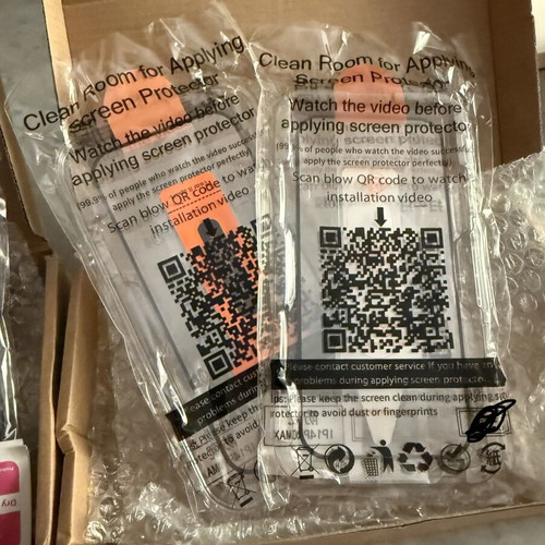 iPhone 16 Pro Screen Protectors Pack of 4 New with Cleaning Kits