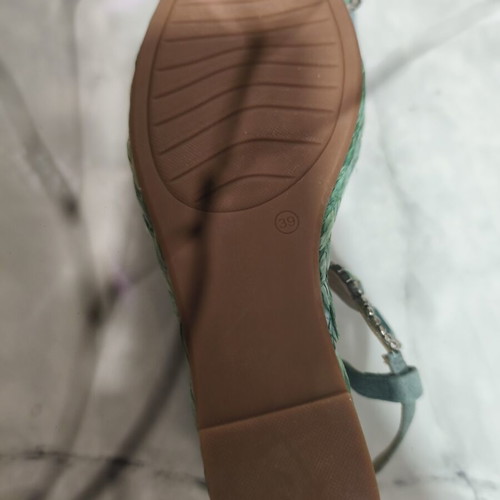 Alma en Pena platform sandals size 39 new, green