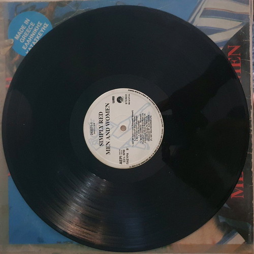 Simply Red Men and Women vinyl record used, pop