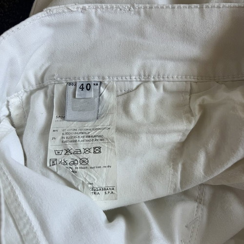 Dolce & Gabbana vintage jeans size 40 like new, white