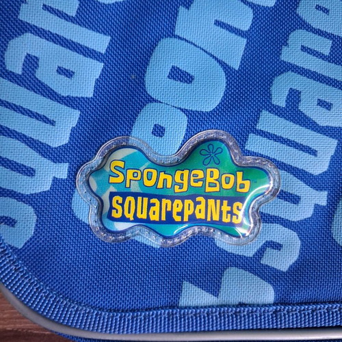 SpongeBob SquarePants Kids Blue and Yellow Shoulder Bag New