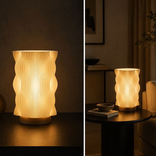 Luma Flow Lamp modern wavy ambient table lamp new
