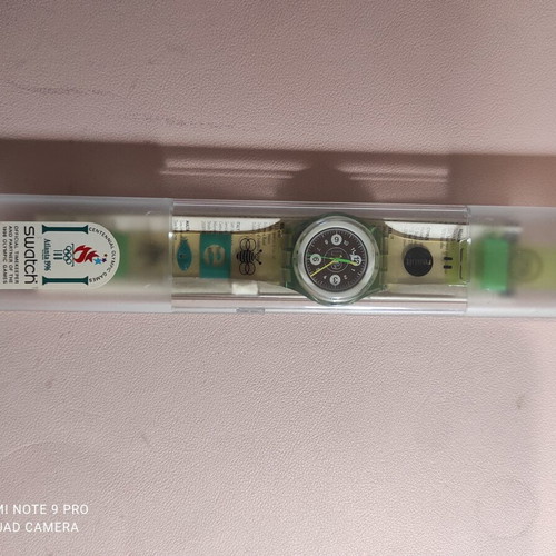 Swatch Solar Recharge SRG101 Vintage 1996 Watch new with case
