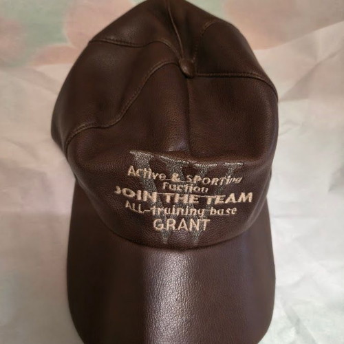 Leather Baseball Cap Grant 1973 like new, brown, size M