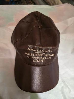 Leather Baseball Cap Grant 1973 like new, brown, size M