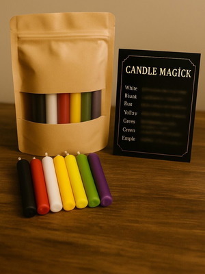 Candle Magic Set 6 Colors new for Protection, Love, Success