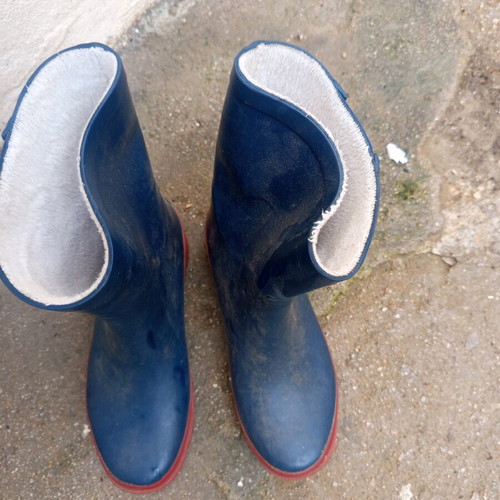 Children's boots used, size 37, blue