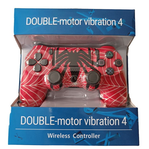 Spiderman Red Doubleshock wireless controller for PS4 new